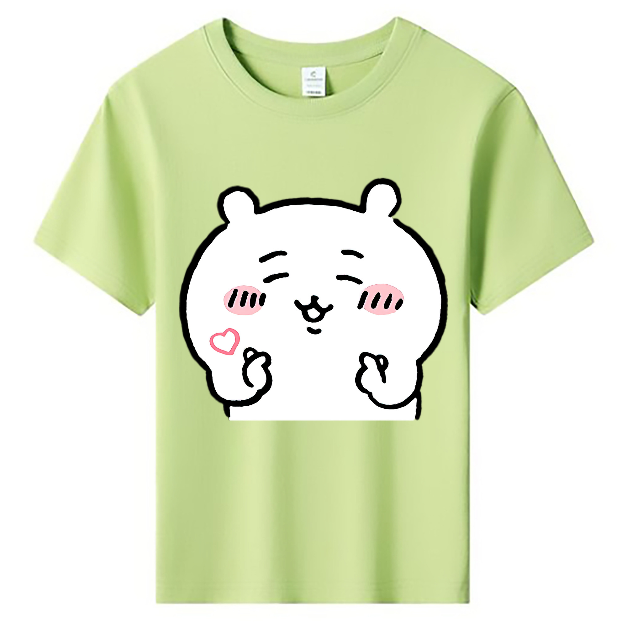 （画像用） ちいかわ ちいかわ Chii-kawa chiikawa 綿100％キッズTシャツ（フロントプリント）